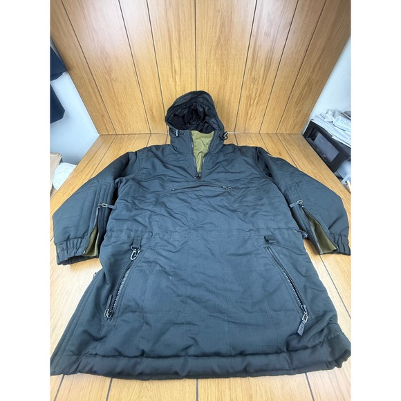 Head MensPullover Anorak Jacket Black Hooded‎ Thermal Insulated Ski Medium - Picture 1 of 16